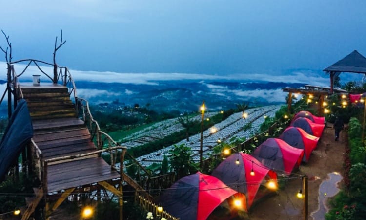 Pesona Mangli Sky View di Magelang, Sumber: kompas.com
